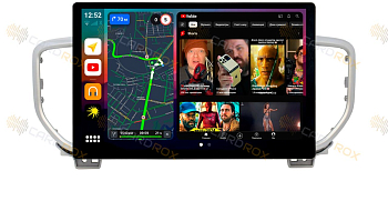 Штатная магнитола Kia Sportage 2019-2022 на Android 10, DSP, 4G, IPS, Carplay - Cardrox CD-4222-13 (11-13 дюймов)