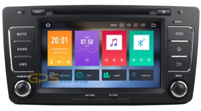 Штатное головное устройство для SKODA Octavia A5 2004-2013, Yeti 2009+ (взамен Swing, Bolero) на Android 8.0 Carmedia KDO-8307