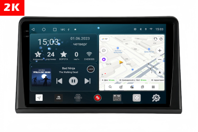 Автомагнитола штатная с 2K экраном RedPower 71209 Slim на Android 10 для Hyundai Sonata 2017+