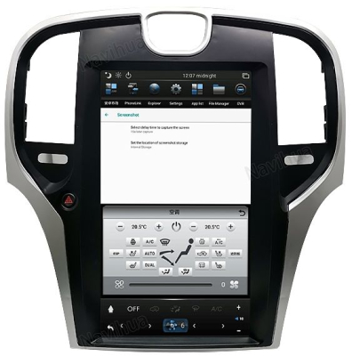 Штатное головное устройство Tesla для Chrysler 300C 2013-2016 на Android 9 Carmedia NH-1301