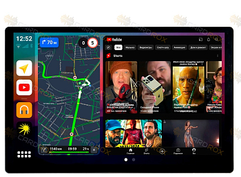 Штатная магнитола Toyota Vitz, Yaris 2006 - 2010 вместо магнитолы 200x100мм на Android 10, DSP, 4G, IPS, Carplay - Cardrox CD-4959-13 (11-13 дюймов)