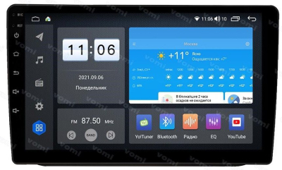 Штатная магнитола VOMI ZX600R10-7862-LTE для Skoda Fabia MK2 03.2007-01.2015 на Android 10