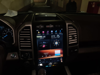 Магнитола Tesla для Ford F150 2015-2019 SYNC 2 климат Android 11 - Carmedia ZF-1306H-S2-Q6