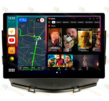 Штатная магнитола Lifan X60 2012-2016 на Android 10, DSP, 4G, IPS, Carplay - Cardrox CD-4681-13 (11-13 дюймов)