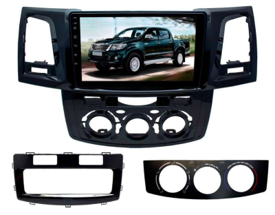 Магнитола Toyota Fortuner, Hilux 2008-2014 год (климат и кондиционер) LeTrun 2754-4217 9 дюймов VT Android 10.x MTK-L 2+16 Gb ASP