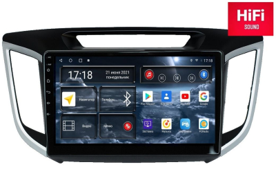 Автомагнитола штатная Redpower 75025 на Android 10 для для Hyundai Creta 1-поколение, GS (06.2015-09.2021)