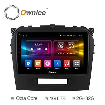 Штатная магнитола Ownice C500+ S9621P для Suzuki Vitara 2 (Android 6.0)