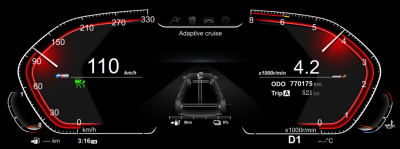 Приборная панель для BMW 7 серии E65/E66 (2004-2008) - Radiola RDL-1303
