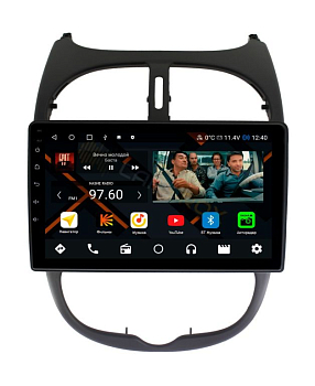Штатная магнитола Peugeot 206 на Android 11, DSP, 4G, IPS / QLED 2K, Carplay - Cardrox CD-4614