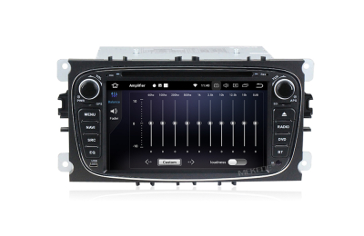 Штатное головное устройство Ford Focus, Mondeo, S-MAX, Galaxy, Tourneo, Transit черный на Android 10 Carmedia MKD-F746B-P6