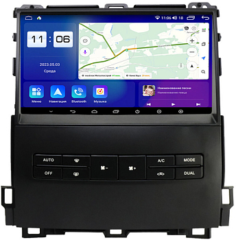 Магнитола для Lexus GX470 J120, Toyota Land Cruiser Prado 120 (климат управляется с экрана ГУ) на Android 11, 4G, Carplay - Parafar PF456LUX2U2K Магнитола для Lexus GX470 J120, Toyota Land Cruiser Prado 120 (климат управляется с экрана ГУ) на Android 11, 4G, Carplay - Parafar PF456LUX2U2K