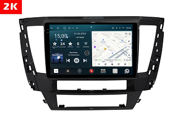 Автомагнитола штатная с 2K экраном RedPower 71426 Slim на Android 10 для Mitsubishi Pajero Sport 3-поколение, рестайлинг (2020-н.в.)