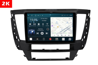 Автомагнитола штатная с 2K экраном RedPower 71426 Slim на Android 10 для Mitsubishi Pajero Sport 3-поколение, рестайлинг (2020-н.в.)