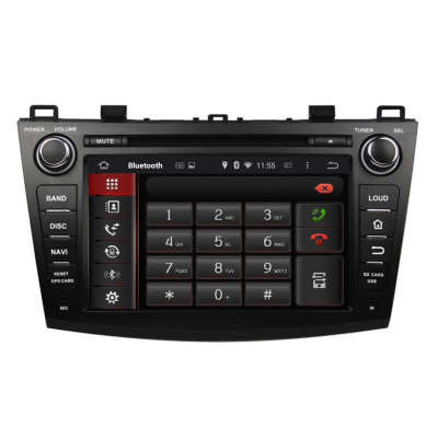 Штатная автомагнитола Android 10 Carmedia KD-8003-P30 для Mazda 3 2009-2013 (BL), Axela 2009-2013