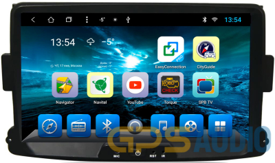 Штатное головное устройство RENAULT Duster 2010-2016+, Sandero, Logan 2014+, Kaptur 2016+, LADA Xray 2016+, Nissan Terrano 2017+ на Android 9 CARMEDIA KR-8113-T8