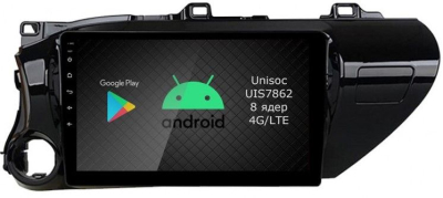 Штатная магнитола Roximo RI-1119-8 для Toyota Hilux an120, 2015- на Android 12 (8/128Gb)