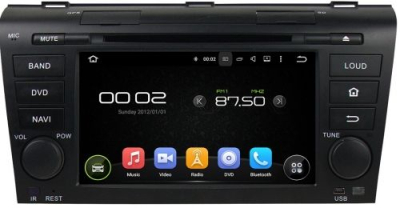 Штатное головное устройство Android 5.1 Newsmy KD-7003 для Mazda3 2003-2009 (BK)