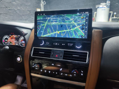 Магнитола для Infiniti QX80 2013-2023, QX56 2010-2013, Nissan Patrol Y62 на Android 12 - Carmedia ZH-N1401