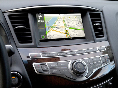 Навигационный блок для Infiniti QX60 2014-2017 (комплектации с сенсорным экраном) на Android 10 - Radiola RDL-Inf-QX