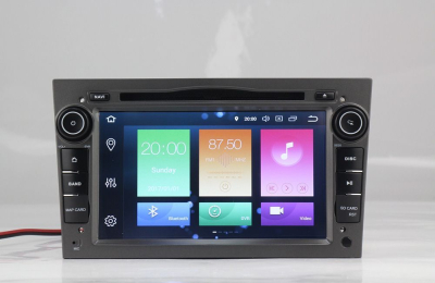 Штатное головное устройство OPEL Astra H, Vectra С, Corsa D, Antara, Vivaro, Meriva, Zafira (темно серый) на Android 10 Carmedia MKD-7408g-P30