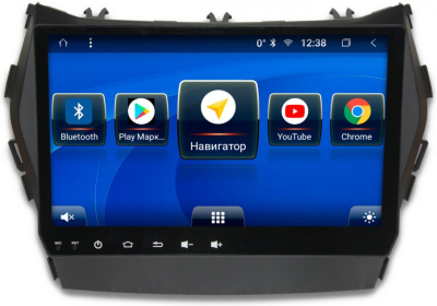 Автомагнитола на Android 8.1.0 IQ NAVI T58-1607C Hyundai Santa Fe (DM) (2012-2018)