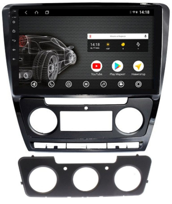 Штатная магнитола на Android 10 VOMI ST2748-T3 для Skoda Octavia A5 2010-2013