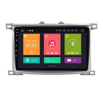 Штатное головное устройство Toyota Land Cruiser 100 2002-2008 на Android 10 Carmedia MKD-F95-S10