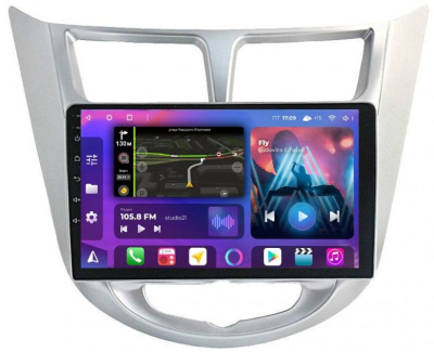 Штатная магнитола для Hyundai Solaris 2010-2016 на Android 13, QLED/2K, 4G - FarCar S500 Plus (067M)