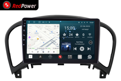 Автомагнитола штатная с 2K экраном RedPower 71299 Slim на Android 10 для Nissan Juke, 1 поколение, YF15 (05.2011 - 10.2014)