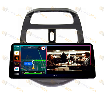 Штатная магнитола Chevrolet Spark 2010-2015 на Android 10, DSP, 4G, IPS, Carplay - Cardrox CD-4322-12 (12 дюймов)