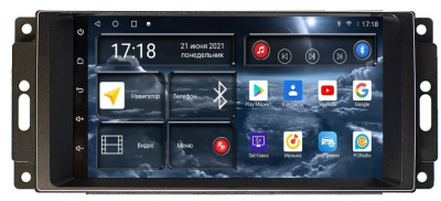 Автомагнитола штатная RedPower 71216 на Android 10 для Jeep, Chrysler, Dodge (2007+) 207x97 мм