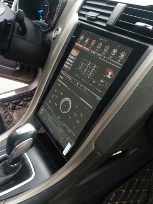 Магнитола Tesla для Ford Mondeo 5 2015+ top level на Android 9.0 Carmedia ZF-1201-S3-DSP