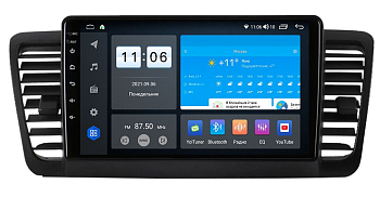 Штатная магнитола VOMI ZX443R9-7862-LTE для Subaru Legacy 4 05.2003-08.2007, Outback 3 05.2006-09.2009 на Android 10