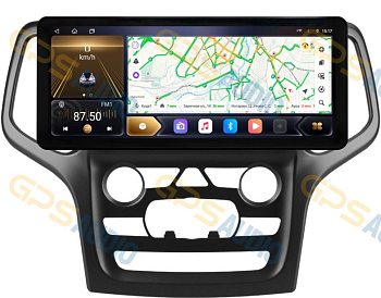 Штатная магнитола 12-14,6" для Jeep Grand Cherokee 2013+ черная для экрана 7 дюймов (стиль LUX ONE) - Carmedia EW-9176-1