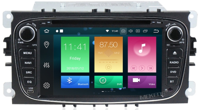 Штатное головное устройство Ford Focus II, Mondeo, S-MAX, Galaxy, Transit черный на Android 10 Carmedia MKD-F746B-P30