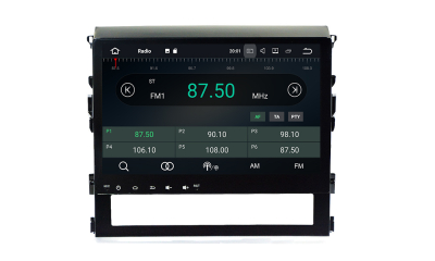 Штатное головное устройство Toyota Land Cruiser 200 2015 на Android 10 Carmedia MKD-T125-P30-8