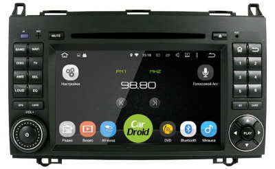 Штатная магнитола Roximo CarDroid RD-2503D для Mercedes Benz W169 W245 Vito Viano (Android 9.0)