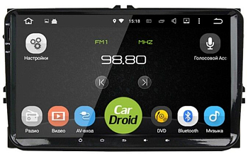 Штатная магнитола Roximo CarDroid RD-3721D для Volkswagen  / Skoda 9 дюймов (Android 10) DSP Штатная магнитола Roximo CarDroid RD-3721D для Volkswagen  / Skoda 9 дюймов (Android 10) DSP