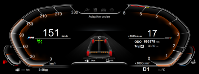 Приборная панель для BMW 7 серии E65/E66 (2004-2008) - Radiola RDL-1303