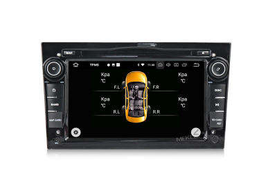 Штатное головное устройство Opel Astra H, Vectra С, Corsa D, Antara, Vivaro, Meriva, Zafira (черный лак) на Android 10 Carmedia MKD-7408-P30-b