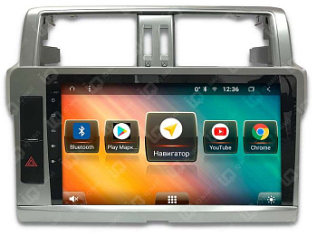 Автомагнитола на Android 8.1.0 IQ NAVI TS9-2912PFHD для Toyota Land Cruiser Prado 150 Restyle (2013-2017) 10,1" DSP (4 CH) + 4G SIM