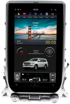 Штатная автомагнитола Ksize DVA-CF3135KE-2/32 для Toyota Land Cruiser 2015 на Android 4.1