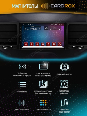 Штатная магнитола Peugeot 206 на Android 11 - Cardrox CD-4614M