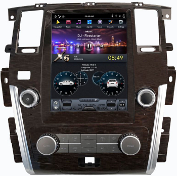 Магнитола Tesla для Nissan PATROL 2010+ high на Android 9.0 Carmedia ZF-1222-DSP