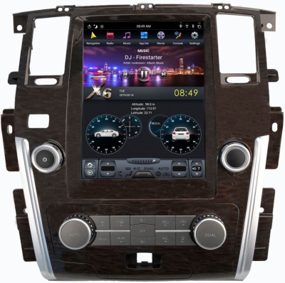 Магнитола Tesla для Nissan PATROL 2010+ high на Android 9.0 Carmedia ZF-1222-DSP