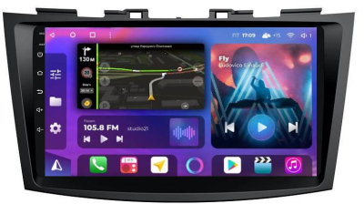 Штатная магнитола для Suzuki Swift 2011-2015 на Android 13, QLED/2K, 4G - FarCar S500 Plus (179M)
