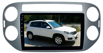 Штатная магнитола для Volkswagen Tiguan 2010-2016 LeTrun 1858-3150 9 дюймов (крутилки) NS 2+16 Gb MTK-L Android 10.x DSP ++