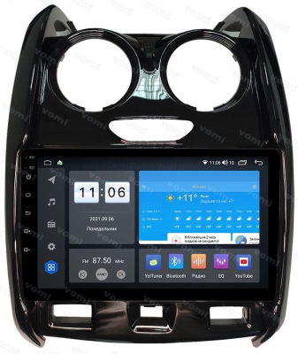 Штатная магнитола VOMI ZX596R9-7862-LTE-4-64 для Renault Duster 1 01.2015 - 07.2021 рестайлинг, Lada Largus 1 02.2021+ рестайлинг на Android 10