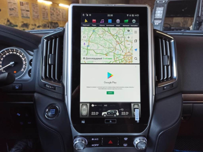 Магнитола Tesla для Toyota Land Cruiser 200 10.2015+ на Android 9.0 Carmedia ZF-1807H-DSP