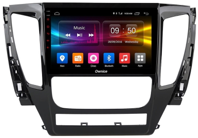 Штатная магнитола для Mitsubishi Pajero Sport 3 2017-2020 (поддержка круг. обзора) на Android 12 (14), (QLED/2K) - Carmedia OL-9638-NPQU